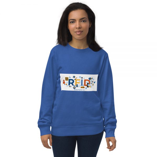 Sudadera orgánica unisex RFID BodyHacker - Imagen 2