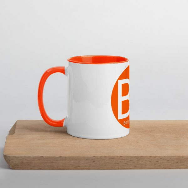 Taza color naranja BodyHacker - Imagen 2